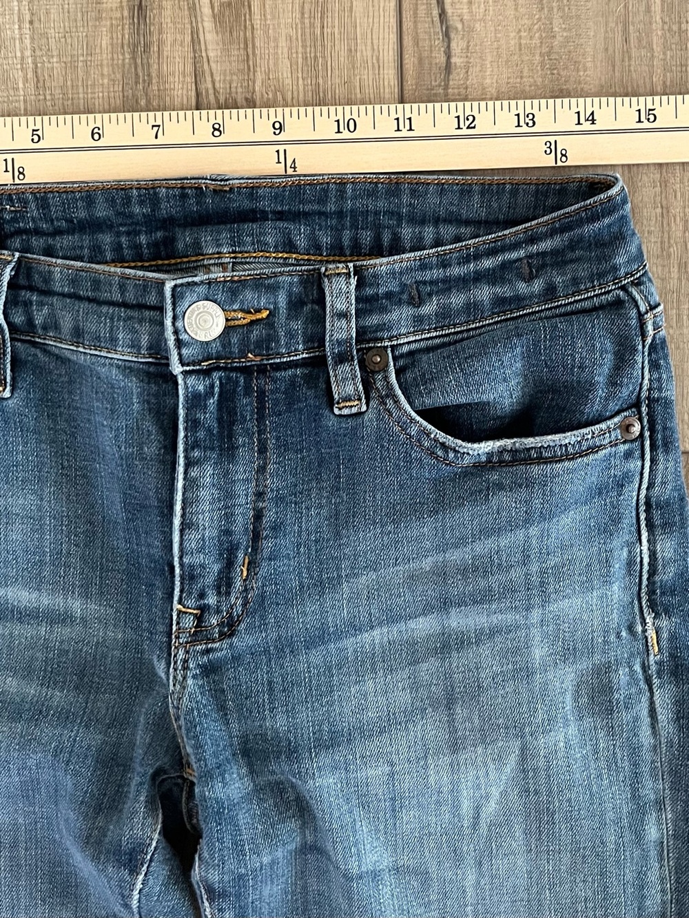Denim & Supply Ralph Lauren Jeans Womens 28x32 Straight Leg Distressed Denim - Picture 9 of 11